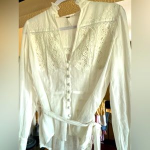 White Free People blouse